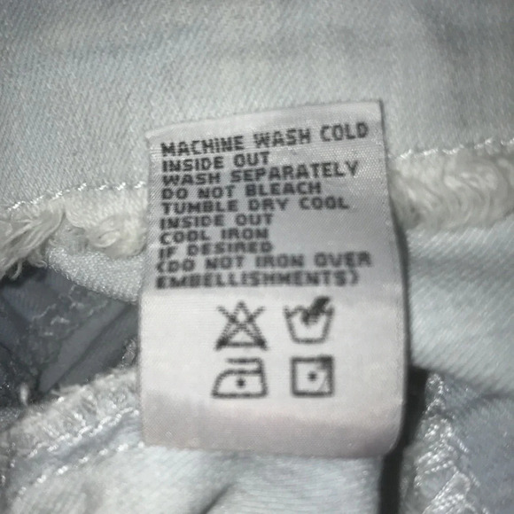 ULTRALOVE crop distressed jean long sleeve button up jacket Y2K NEW size M - Picture 5 of 8